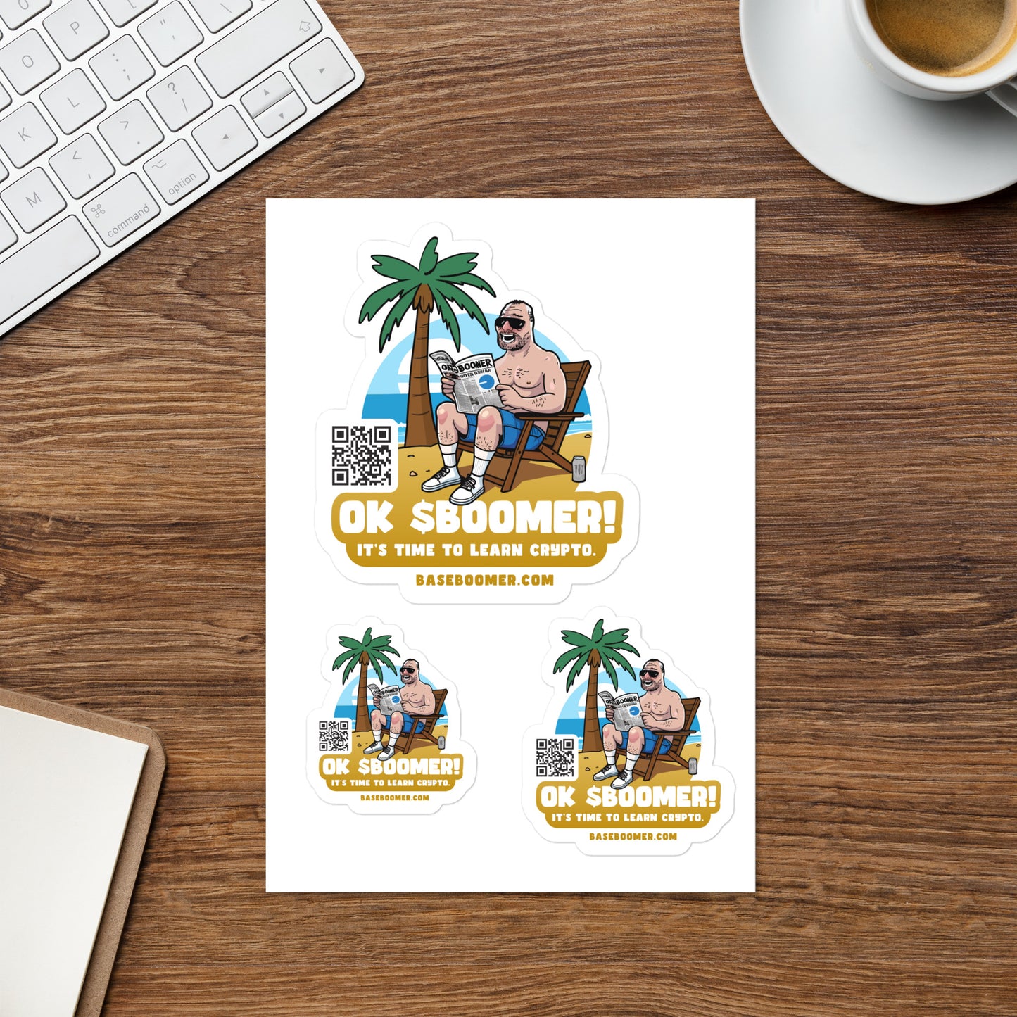 OK $BOOMER Stickers (3 Pack)